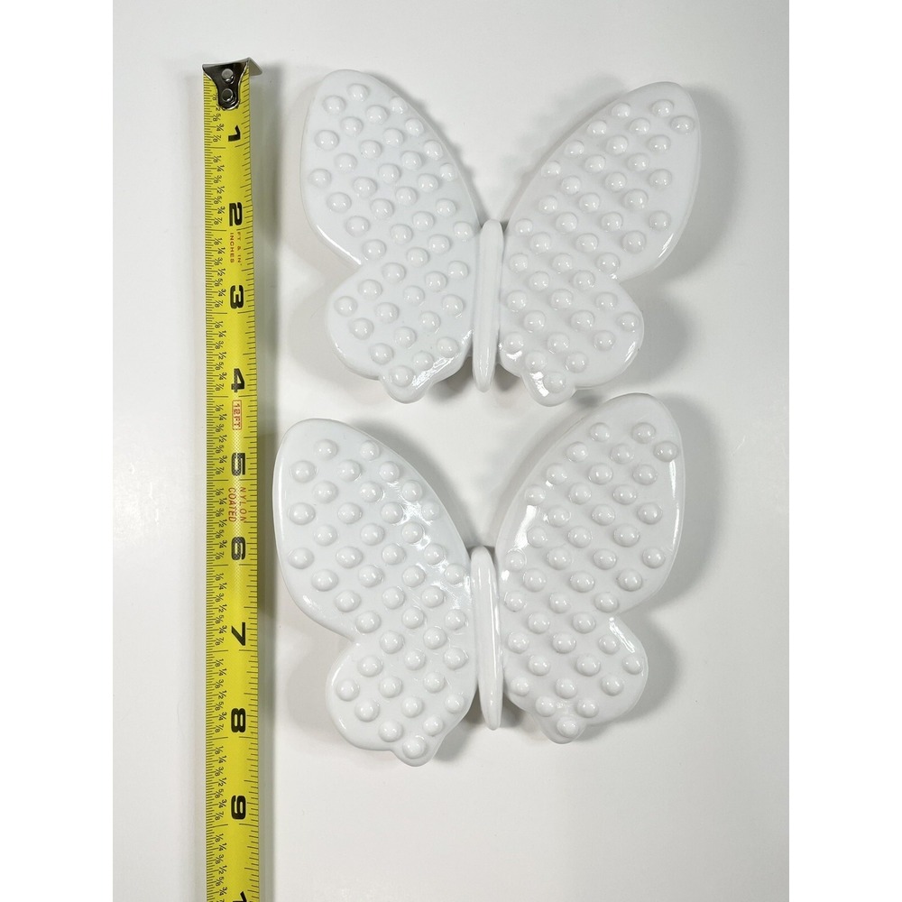 Vtg 1984 Burwood Hobnail Plastic Mirror Wall Sconces Candle Holders Set Of 5 - Picture 8 of 13
